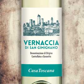 CasaToscana Vino Vernaccia di San Gimignano